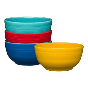 Mixed Vibrant Bistro Coupe 5 1/2 Inch Cereal Bowl 22 oz. Set of 4