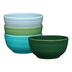 Mixed Aegean Bistro Coupe 5 1/2 Inch Cereal Bowl 22 oz. Set of 4