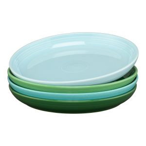 Mixed Aegean Coupe 10 3/8 Inch Dinner Bowls 40 OZ. Set of 4
