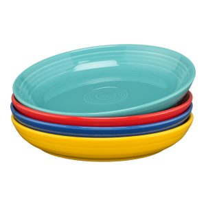 Mixed Vibrant Coupe 8 1/2 Inch Luncheon Bowl 26 OZ. Set of 4