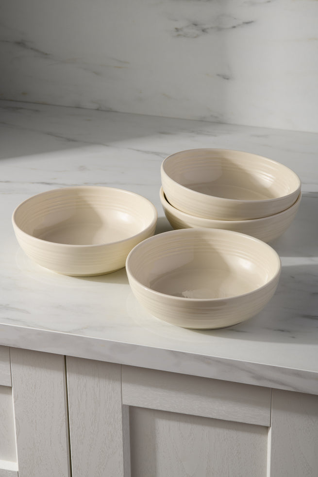 Linen Set of 4 Coupe 6 3/4 Inch Salad Bowl 24 OZ - Image 2