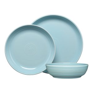 Coupe Bowl 3-Piece Dinnerware Set. Service for 1