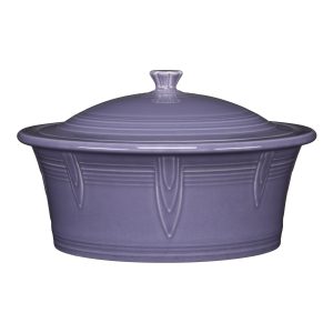 Lavender Large 10 Inch Round Covered Casserole 2.8 Quart