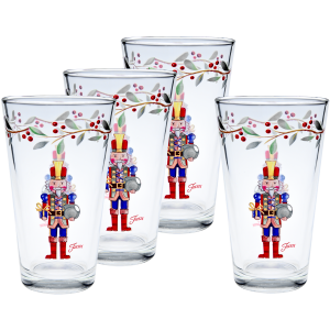 Nutcracker The Giver 16 oz. Cooler Glass - Set of 4