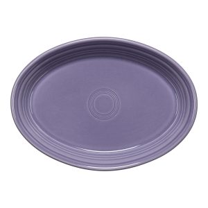 Lavender 9 5/8 Inch Small Oval Serving Platter
