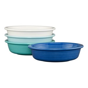 Mixed Coastal Blues Classic Rim 6 7/8 Inch Cereal Bowl 19 oz. Set of 4