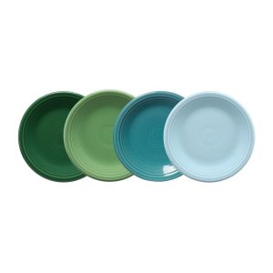Mixed Aegean Classic Rim 7 1/4 Inch Salad Plate. Set of 4
