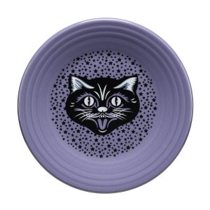 Black Cat Lavender Classic Rim 9 Inch Luncheon Plate