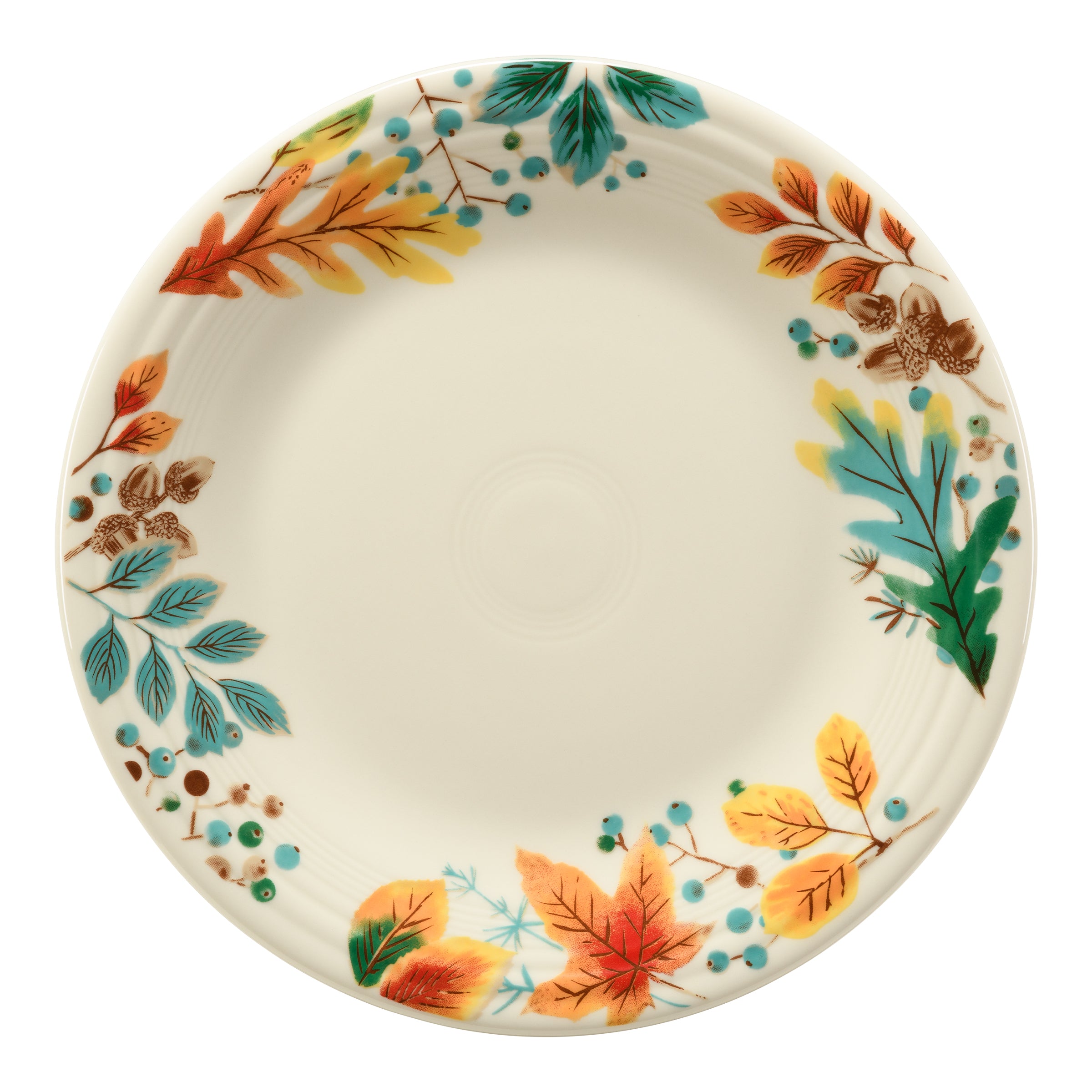 Autumn Fields Classic Rim 10 1/2 Inch Dinner Plate