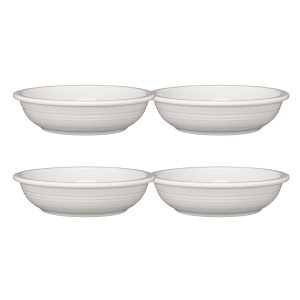 White Set of 4 Classic Rim 8 3/8-Inch 34OZ Pasta Bowls