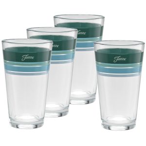 Mixed Aegean 16 oz. Edgeline Cooler Glass - Set of 4