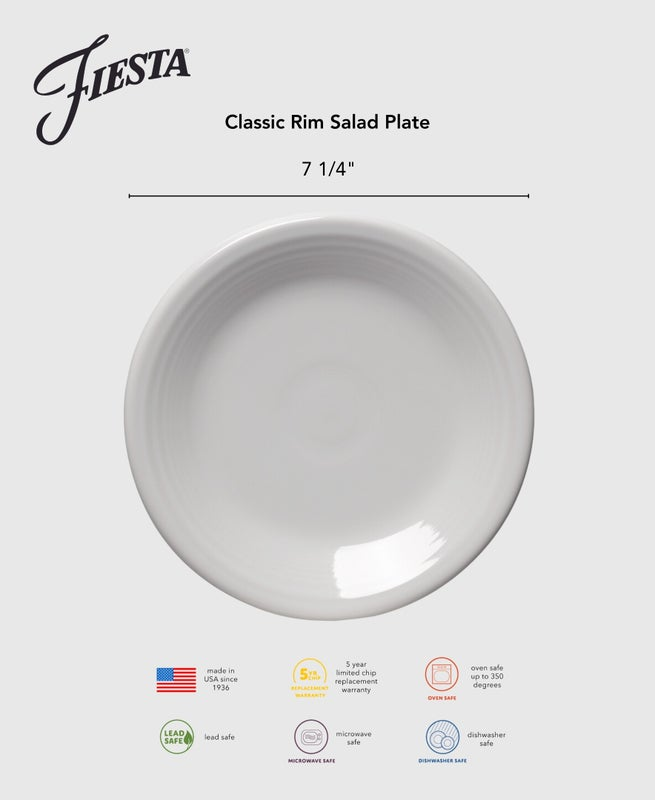 Botanical Floral Sky Classic Rim 7 1/4 Inch Salad Plate - Image 3