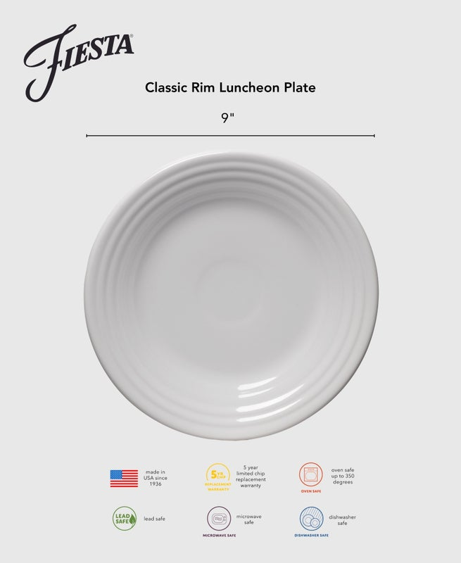 Botanical Floral Sky Classic Rim 9 Inch Luncheon Plate - Image 4
