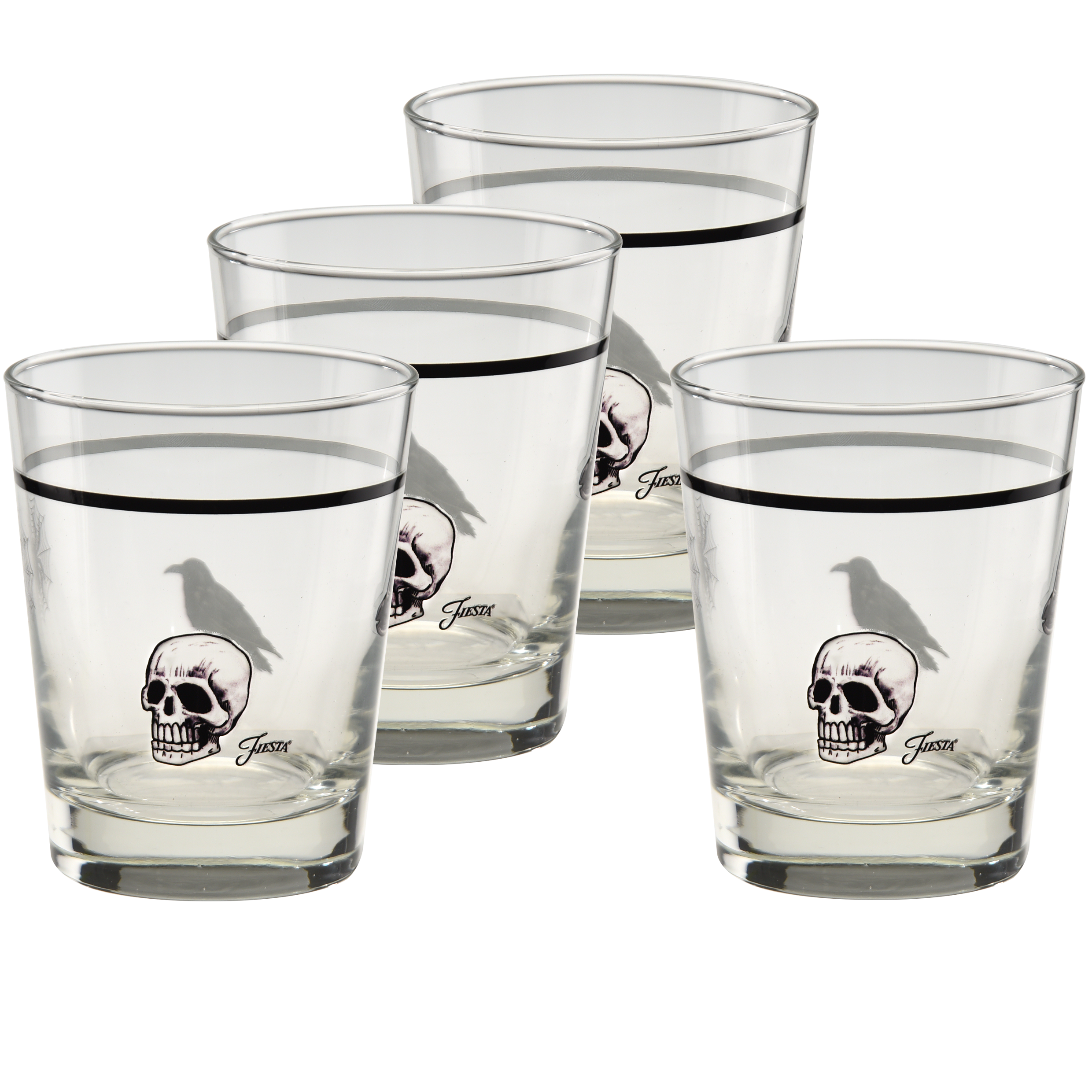 Fiesta Halloween Icons 15 oz. Tapered Double Old Fashion - Set of 4