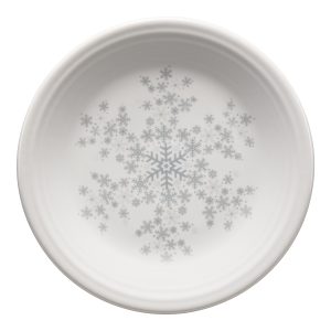 White Snowflake Classic Rim 7 1/4 Inch Salad Plate